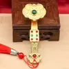 Todo va bien y la riqueza llega - un Adorno Decorativo con Artesanía Antigua, Decoración Creativa de Escritorio, Adorno Propicio y de Buena Suerte, Regalo Souvenir, Artesanías de Metal