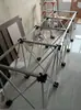 Aleación de Aluminio Pata de Araña Plataforma de Corte de Piedra Sinterizada Carpintería Cerámica Vidrio Banco de Trabajo Carril Telescópico Mesa de Corte de Sierra
