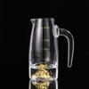 Copa Creativa Jinshan Baijiu Vidrio de Cristal Dispensador de Vino Hogar Pequeño Juego de Vino de Una Copa Fabricante Logotipo Personalizado