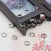 Pacote de Acessórios para Joias DIY Fivela de Contas Anel Fechado Pacote de Contas de Posicionamento Fivela Brincos Banhados a Ouro Banhados a Prata Grampo de Cabelo Acessórios de Cabelo Material