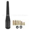 Antena de mástil para modificación de coche del fabricante original, Universal para modificación de coche Antena corta de palo de pegamento 2.5/ 3.5 pulgadas