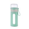 Taza de separación de té Macaron para niños estudiante de aspecto atractivo única portátil portátil vaso de agua de vidrio vaso de regalo publicitario