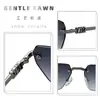 Gafas de Sol Metálicas Sin Marco Ps33205 para Hombre Tendencia Viaje Gafas de Sol con Protección Solar Venta al por Mayor Gafas de Sol Protección UV400