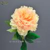 Flor de peonía única y rica, cabeza de flor grande, peonía artificial, flor de camino para bodas, decoración del hogar, flor falsa al por mayor