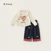 Colección de Ropa para NiñasRopa de Otoño para Niñas Jóvenes, Conjunto de Dos Piezas con Pantalones y Mangas Largas para Niños
