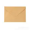 Bolsas de sobre estilo europeo de papel kraft de color puro, doblemente recubiertas, autoadhesivas, 120 g, en stock del fabricante, personalizadas para Amazon