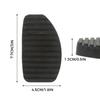 Adecuado para Citroen Elysee Fukang nuevo y viejo almohadilla de pedal de embrague Picasso Sena funda de cuero para pedal de freno