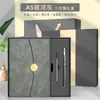 Caixa de Presente com Caderno A5 Conjunto Personalizado Novo Estilo Negócios Reunião de Alto Padrão Caderno Lembrança com Impressão de Logo Disponível