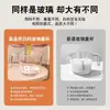 Taza medidora de vidrio de gran capacidad con asa de escala Taza medidora en mililitros para el hogar Resistente a altas temperaturas Cocina Leche Horneado Batir huevos
