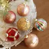 Bola de Cristal Colorida de 8CM con Purpurina, Bola Colgante para Decoración de Árbol de Navidad, Adorno de Bola Hueca, Decoración Festiva
