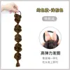 Peluca Corta, Moda Divertida de Verano, Celebridad de Internet, Cabello Trenzado de Colores Burbuja Linterna, Coletas Gemelas de Chica Popular Boxeadora