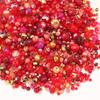 Venta Caliente Transfronteriza de Cuentas Planas de 2-12 mm en Varios Colores, Cuentas de Vidrio Hechas a Mano, Pulseras de Cristal Brillantes, Collares, Aretes y Materiales de Color