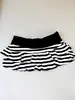 Verano Y2K Estilo Japonés y Coreano Dulce Nicho Moda Versátil Minifalda Sexy Elegante Rayas Bloque de Color Falda Corta de Línea A