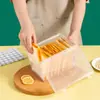 Panera de Plástico Especial Transparente Grado Alimenticio Caja de Almacenamiento de Snacks con Tapa Caja Transparente Sellada Caja Conservadora