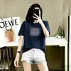 Camiseta Feminina Estilo Mãe de Comércio Exterior Transfronteiriço Moda Feminina Manga Curta Nova Tendência Jovem Slim Fit Top de Verão