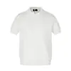 Camisa Polo Tricô Retrô Americana, Camiseta de Manga Curta com Lapela, Estilo Casual Solto, Peça de Tricô com Toque Relaxado para Homens e Mulheres