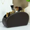 Caja de Almacenamiento con Patrón de Lichi Disponible para Artículos de Oficina, Organizador de Escritorio, Caja de Almacenamiento Duradera para Control Remoto, Caja de Almacenamiento de Cosméticos de PU Lg8175