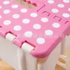 Taburete Plegable de Plástico Silla Portátil Silla de Comedor Doméstica Apilable Ahorra Espacio Taburete de Baño Banco Alto Banco Exterior Maza
