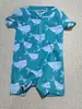 Traje de baño estampado de dibujos animados para niños y niñas de 70-80-90-100-110-120-130