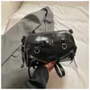 Bolso Cilíndrico de Moda de Este Año, Modelo Nuevo 2026 con Remaches y Flecos, Aspecto de Alta Gama, Gran Capacidad, Adecuado para el Viaje Diario, Se Puede Usar como Bolso de Hombro, Bolso de Mano o Bolso Cruzado
