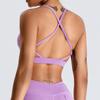 Sujetador Deportivo Nude No Reembolsable ni Intercambiable para Mujer con Espalda Cruzada, Sujetador de Yoga a Prueba de Impactos, Ropa de Fitness Ajustada de Secado Rápido