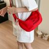 Bolso de Lona para Mujer de Gran Capacidad 2025 Nuevo Verano Versátil Bolso Bandolera Estilo Perezoso Casual Estilo Coreano Bolso Dumpling para Viaje
