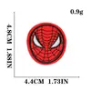 Adesivos de tecido bordados do Homem-Aranha de desenho animado, decoração para roupas infantis, etiquetas bordadas para computador, adesivos de patches, direto da fábrica, adesivo