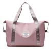 Bolsa de Viagem Casual Leve, Trolley Moderno, Bolsa de Bagagem Estilo Ins de Grande Capacidade, Bolsa Esportiva de Fitness com Separação Seco e Molhado