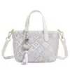 Bolsa de Mujer de Brocado Zhuang de Guangxi Patrimonio Cultural Inmaterial Nuevo Modelo 2026 Bolso Cesta Simple de Gama Alta Bolso de Mano Versátil Bolso de Hombro Cruzado