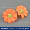 Flor Artificial Laranja Flor de Seda Decoração de Casa Conjunto de Jardinagem Parede de Flores de Casamento Caixa de Flores Grampo de Cabelo Acessório de Cabeça Flor Pulseira diy