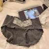[Chica Barroca] Ropa Interior Algodón Mujer 7A Antibacterial Encaje Algodón Ropa Interior Mujer A Algodón Ropa Interior de Algodón para Mujer