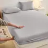 Juego de sábanas de enfriamiento de verano, juego de tres piezas de alfombrilla de enfriamiento de nailon-spandex, alfombrilla elástica de nailon-spandex, alfombrilla suave para aire acondicionado, protector de colchón