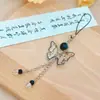 Lótus Cristalizado Lírio do Vale Estilo Nacional Lótus Corrente de Celular com Contas Chaveiro Pingente de Bolsa Joia Exquisita Presente para Mulheres