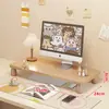 Bandeja para Teclado de Escritorio Base Elevadora de Monitor Soporte para Escritorio de Oficina Estante de Almacenamiento Elevador para Computadora de Escritorio