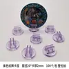 Soporte para tarjetas transparente tipo cristal multiestilo soporte para tarjetas de visita accesorios de juguete tarjeta de papel tarjeta juego de monopoly soporte para tarjetas de colores