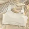 Ropa interior para niñas Estudiante Escuela Secundaria Período de Desarrollo Camiseta sin Mangas para Niñas Deportiva a Prueba de Impactos Estudiante de Preparatoria Adolescente Ropa Interior Sujetador