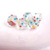 Colar Showa Colorido Pintado à Mão Desenho Animado Vidro Artesanal Exportação Ins Fofo com Contas DIY Acessórios de Contas Soltas Artesanais