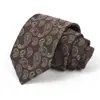 Gravata Masculina para Negócios, Banquete, Uso Casual, Gravata de Luxo, Estampa Jacquard de Seda Poliéster, Logo Bordado, Atacado Personalizado