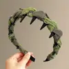 2026 Nueva Diadema Hermosa de Calavera Alta para Niñas Lavado de Cara Antideslizante Diadema Especial con Dientes Pinza para el Cabello Accesorios para el Cabello Diadema