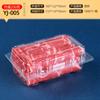Caixa descartável transparente para carne, de qualidade alimentar, espessa, congelada, para manter fresco, gado e ovelha, caixa de plástico bolha, caixa de embalagem, atacado