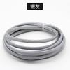 Tubo de malla trenzada de nailon ignífugo 4 mm tri-tejido encriptado PET malla trenzada protector tubo de malla metálica amortiguador funda piel de serpiente 1 m