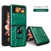 Funda para teléfono móvil anticaídas transfronteriza Amazon nueva Samsung Zflip4 Li Jia ventana deslizable soporte funda plegable para teléfono móvil