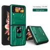 Aplicación transfronteriza de comercio exterior para Samsung zflip4 Li Jia ventana deslizante funda de teléfono móvil tres en uno militar anticaídas cubierta protectora para teléfono móvil