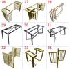 Soporte de Pata de Mesa de Tablero de Roca Personalizado Pata de Mesa de Mármol Pie de Mesa de Tablero Grande Estante de Mesa de Centro Metal Acero Inoxidable Estante de Mesa