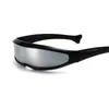 Gafas de Sol Integradas X-Men Transfronterizas Europeas y Americanas Gafas para Deportes al Aire Libre Gafas Punk de Alienígena Espacial Láser