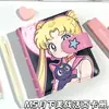 Planificador Estilo Japonés Chica Hermosa Iluminada por la Luna M5 Dibujo Animado Anime Hebilla Magnética Cuaderno Portátil Conveniente Cuaderno Lindo Libro de Tarjetas