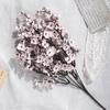 5 tenedor gypsophila de bebé 21 gypsophila de bebé flor de ciruelo simulación pequeña tela de seda pequeña floral flor artificial decoración del hogar arreglo floral