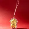 Pingente Ovelha Dourada Ano da Ovelha 2027 Ouro Puro 999 Chaveiro Atrator de Riqueza Bolsa Celular Pingente Item de Decoração