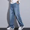 Jeans de Mezclilla Tencel para Hombre Verano Estilo Delgado 2026 Nuevo Verano de Moda Sueltos Casuales Pierna Recta Pantalones Lavados Hombre