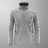 Roupas masculinas Verão 2025 ultra-finas respiráveis gola alta anti-ultravioleta casaco roupas de pesca roupas de pele masculinas geração ao vivo